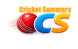 CricSummary logo with CS initials, cricket bat and ball representing live cricket scores and match summaries